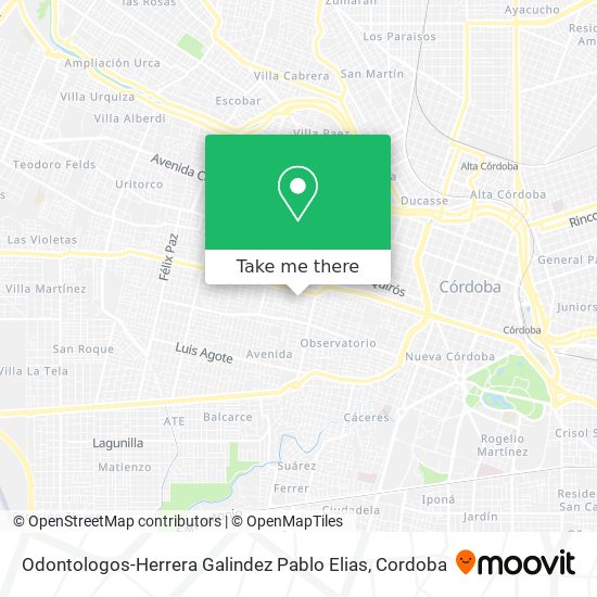 Odontologos-Herrera Galindez Pablo Elias map