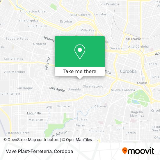 Mapa de Vave Plast-Ferretería