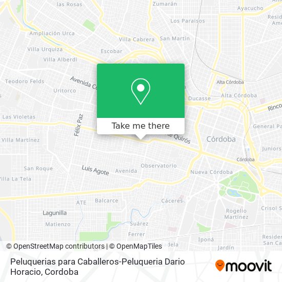 Peluquerias para Caballeros-Peluqueria Dario Horacio map