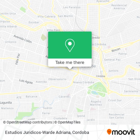 Estudios Juridicos-Warde Adriana map