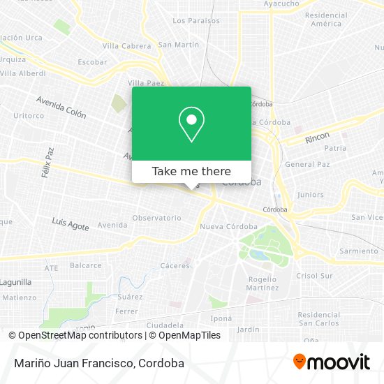 Mariño Juan Francisco map