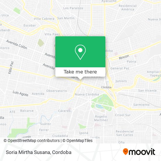 Mapa de Soria Mirtha Susana