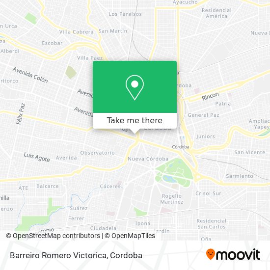 Mapa de Barreiro Romero Victorica