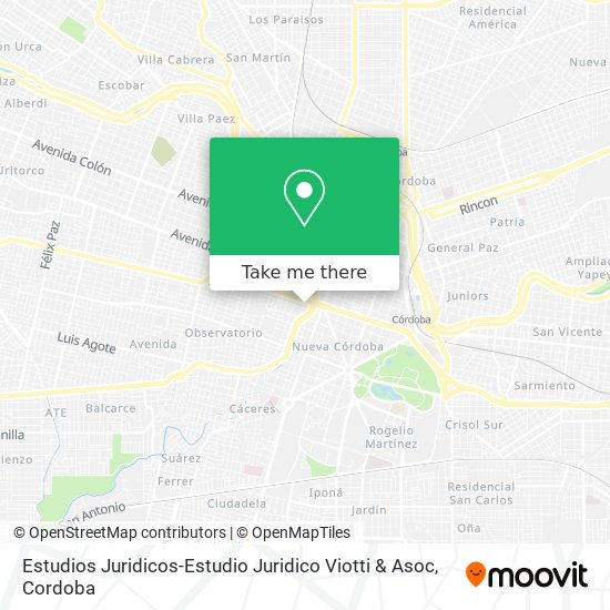 Mapa de Estudios Juridicos-Estudio Juridico Viotti & Asoc