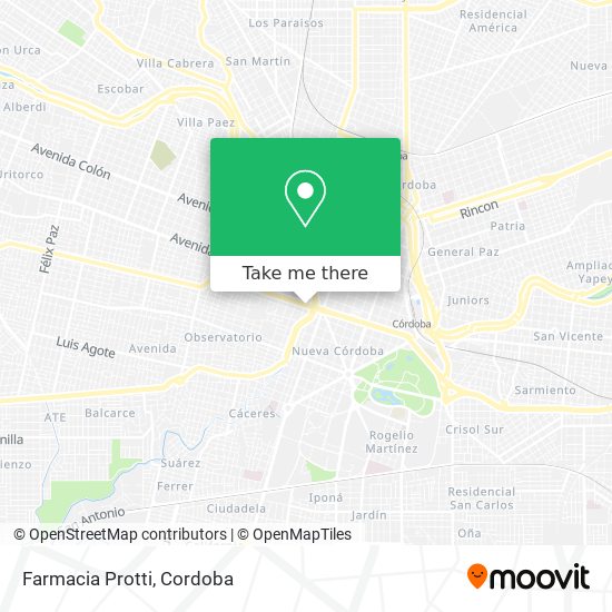 Mapa de Farmacia Protti
