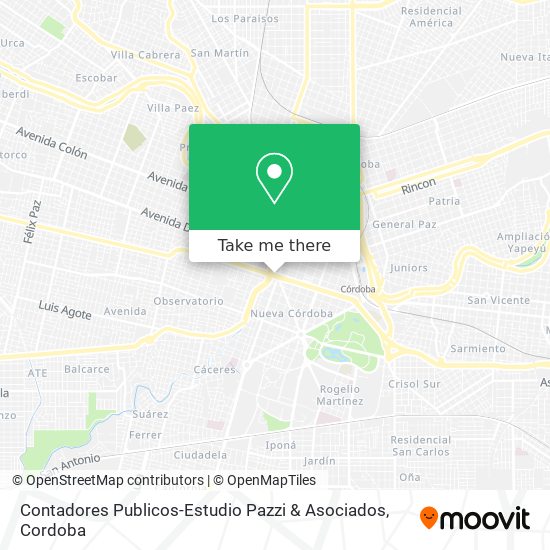 Mapa de Contadores Publicos-Estudio Pazzi & Asociados