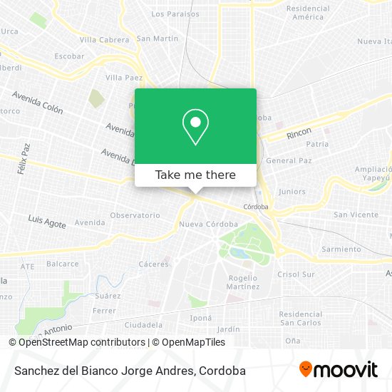Sanchez del Bianco Jorge Andres map