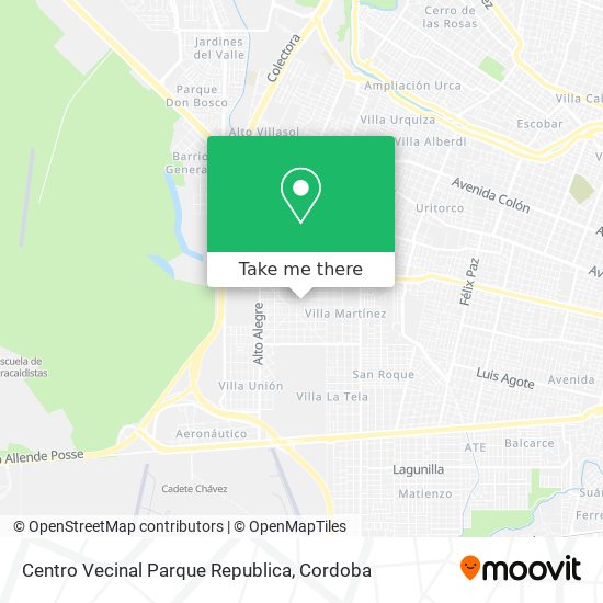 Centro Vecinal Parque Republica map