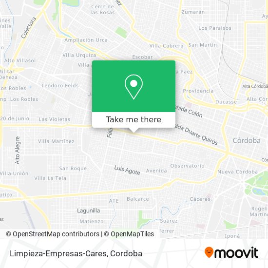 Limpieza-Empresas-Cares map