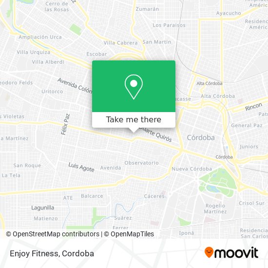 Mapa de Enjoy Fitness