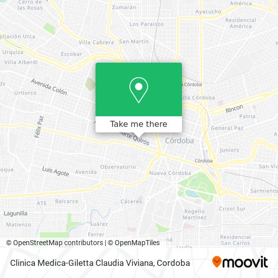 Clinica Medica-Giletta Claudia Viviana map