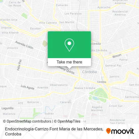 Endocrinologia-Carrizo Font Maria de las Mercedes map