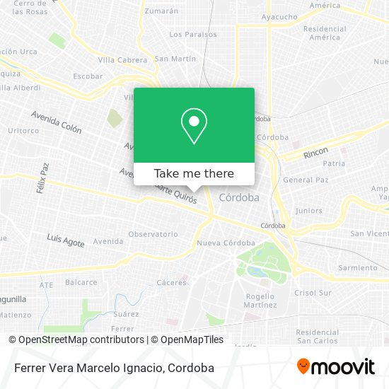 Ferrer Vera Marcelo Ignacio map
