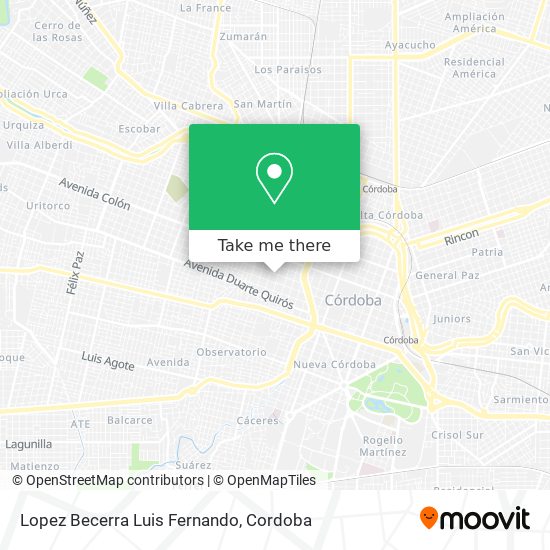 Lopez Becerra Luis Fernando map