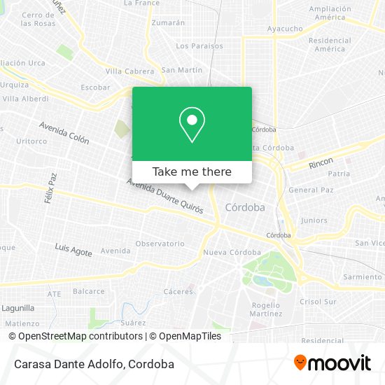 Mapa de Carasa Dante Adolfo