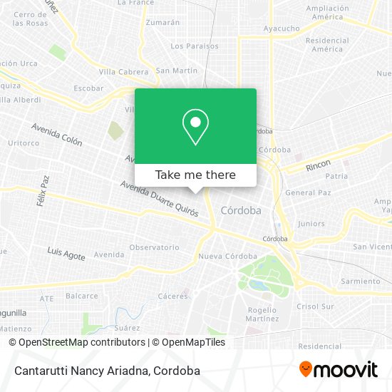Cantarutti Nancy Ariadna map