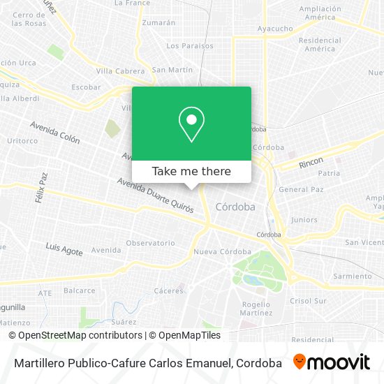 Martillero Publico-Cafure Carlos Emanuel map