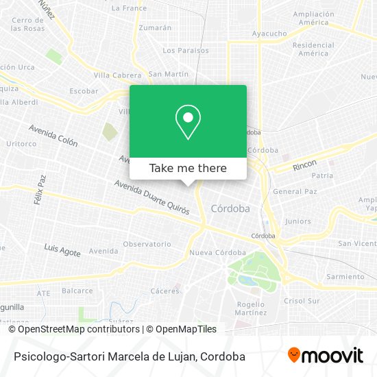Mapa de Psicologo-Sartori Marcela de Lujan
