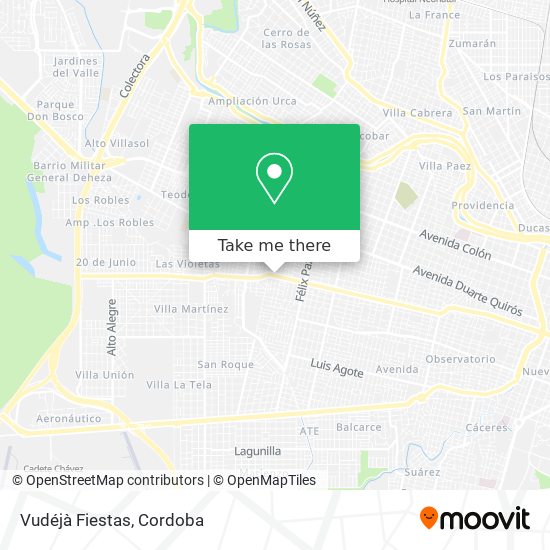 Mapa de Vudéjà Fiestas