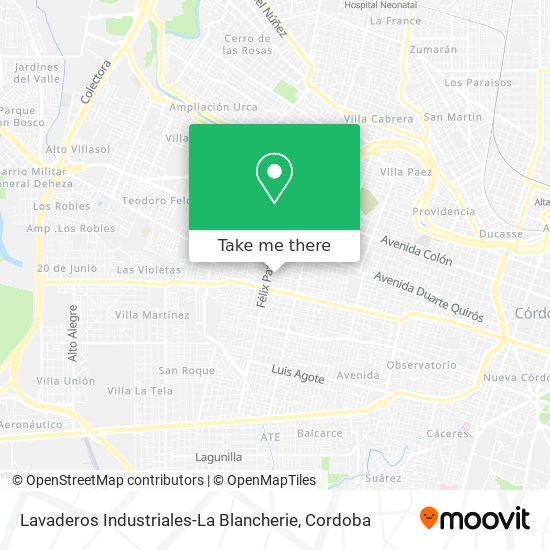 Mapa de Lavaderos Industriales-La Blancherie