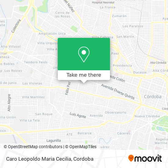 Caro Leopoldo Maria Cecilia map