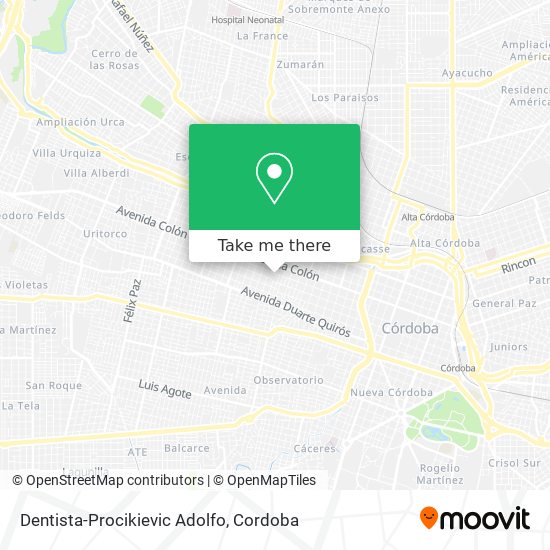 Dentista-Procikievic Adolfo map