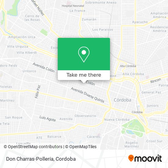 Don Charras-Pollería map