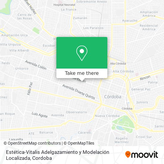 Estética-Vitalis Adelgazamiento y Modelación Localizada map