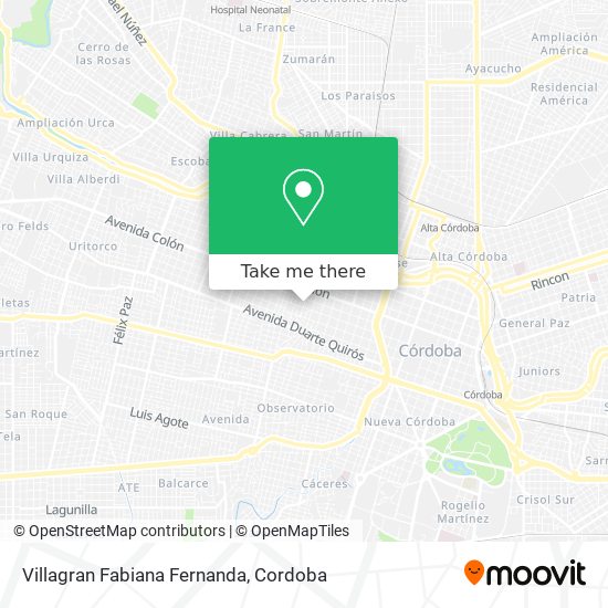 Villagran Fabiana Fernanda map