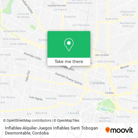 Inflables-Alquiler-Juegos Inflables Santi Tobogan Desmontable map