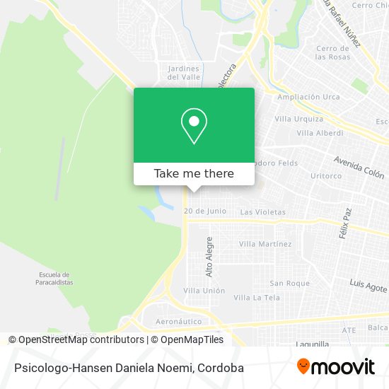 Psicologo-Hansen Daniela Noemi map