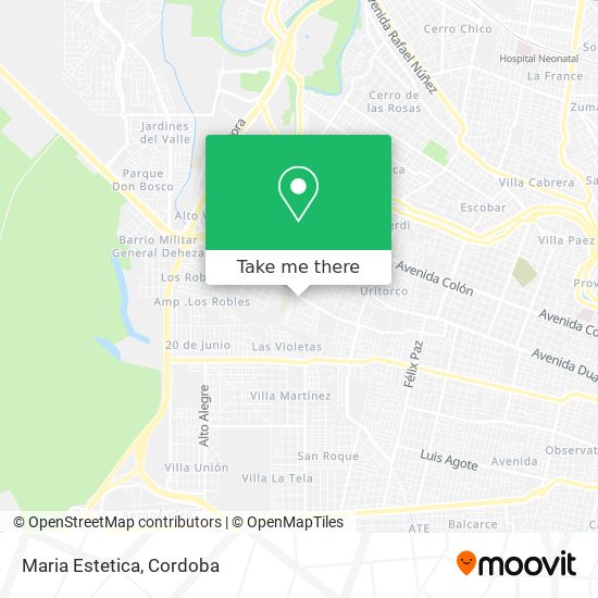 Mapa de Maria Estetica