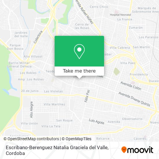 Escribano-Berenguez Natalia Graciela del Valle map