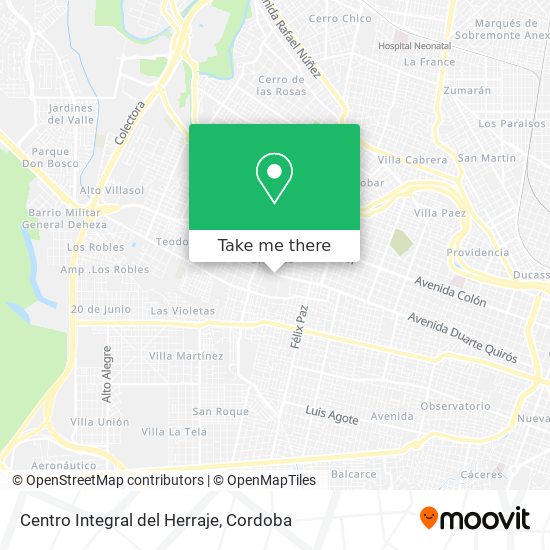 Centro Integral del Herraje map