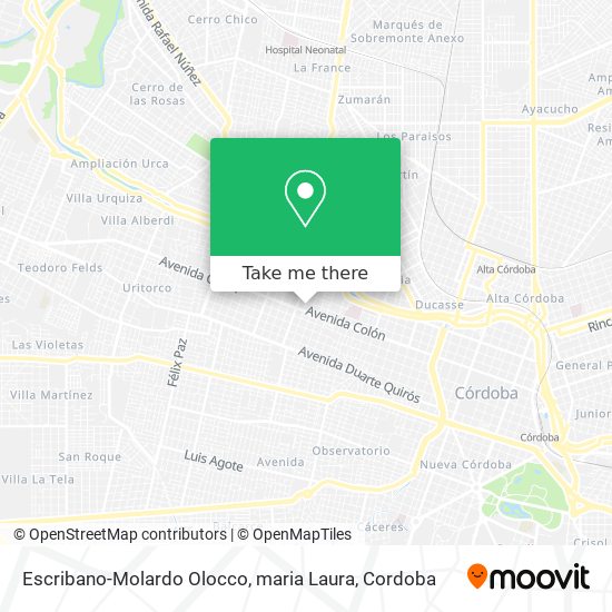 Escribano-Molardo Olocco, maria Laura map