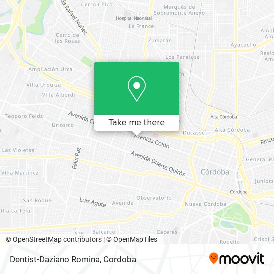 Dentist-Daziano Romina map