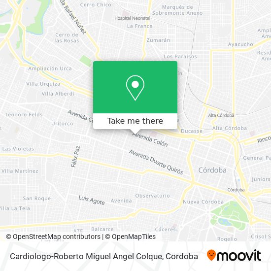 Cardiologo-Roberto Miguel Angel Colque map