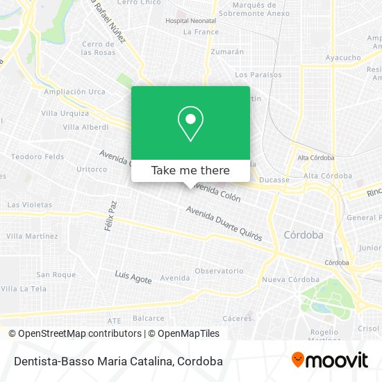 Dentista-Basso Maria Catalina map
