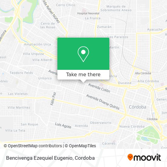 Bencivenga Ezequiel Eugenio map