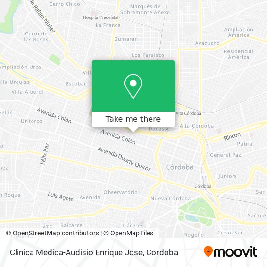 Clinica Medica-Audisio Enrique Jose map