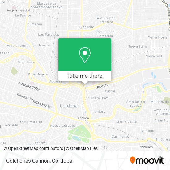 Mapa de Colchones Cannon