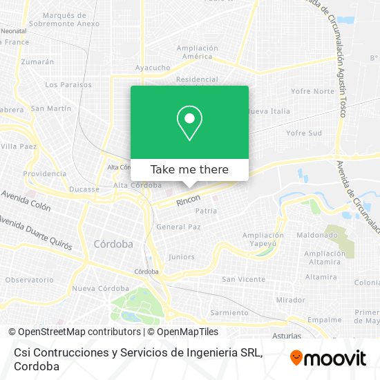 Csi Contrucciones y Servicios de Ingenieria SRL map