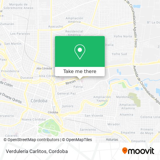 Verdulería Carlitos map