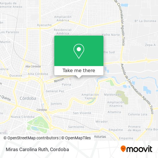 Mapa de Miras Carolina Ruth