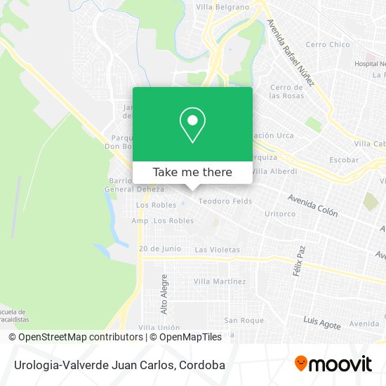 Urologia-Valverde Juan Carlos map