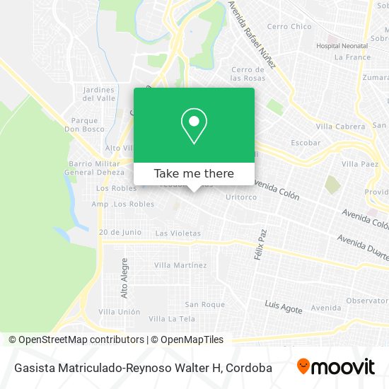 Mapa de Gasista Matriculado-Reynoso Walter H