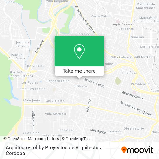 Arquitecto-Lobby Proyectos de Arquitectura map