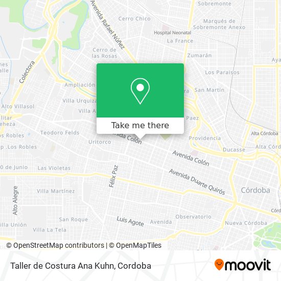 Taller de Costura Ana Kuhn map