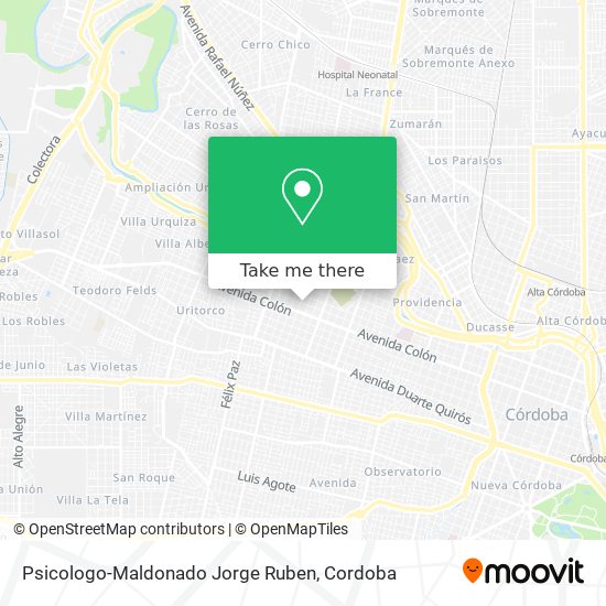 Mapa de Psicologo-Maldonado Jorge Ruben