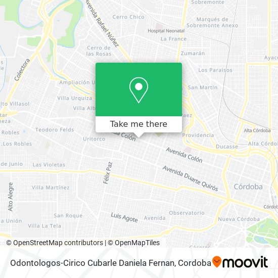 Mapa de Odontologos-Cirico Cubarle Daniela Fernan